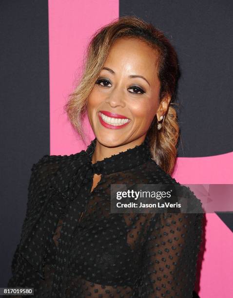 Actress Essence Atkins attends the premiere of "Girls Trip" at Regal LA Live Stadium 14 on July 13, 2017 in Los Angeles, California.