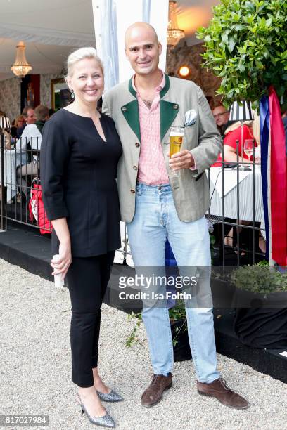 Albert von Thurn und Taxis and guest during the Amy McDonald concert at the Thurn & Taxis Castle Festival 2017 on July 17, 2017 in Regensburg,...