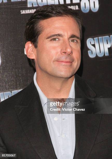 Actor Steve Carell attends the "Get Smart" photo call at Hotel Four Seasons on June 25, 2008 in Mexico City, Mexico.
