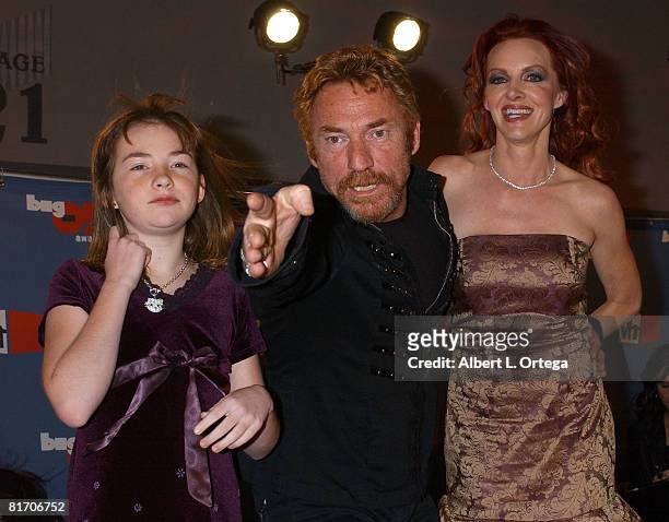 Danny Bonaduce with Gretchen Bonaduce and daughter Isabella