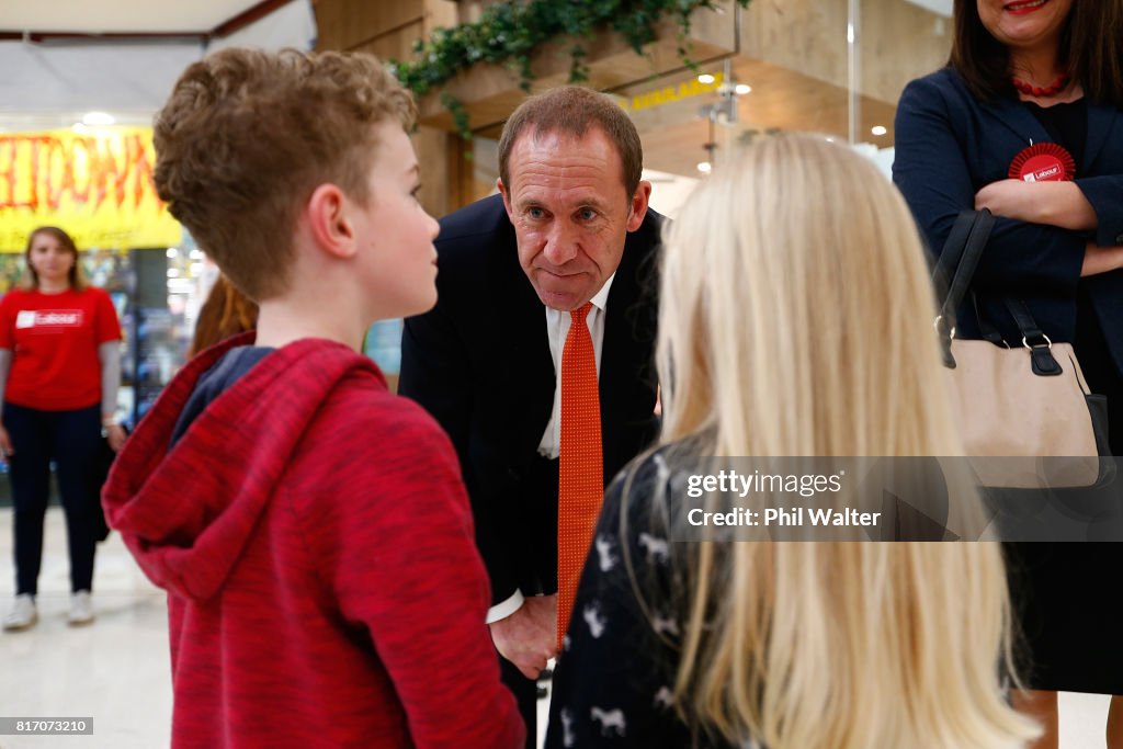 Andrew Little On The Campaign Trail In West Auckland