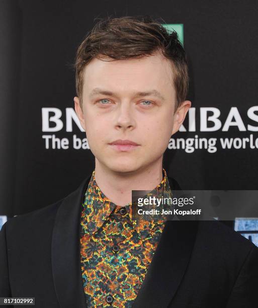Actor Dane DeHaan arrives at the Los Angeles Premiere "Valerian And The City Of A Thousand Planets" at TCL Chinese Theatre on July 17, 2017 in...