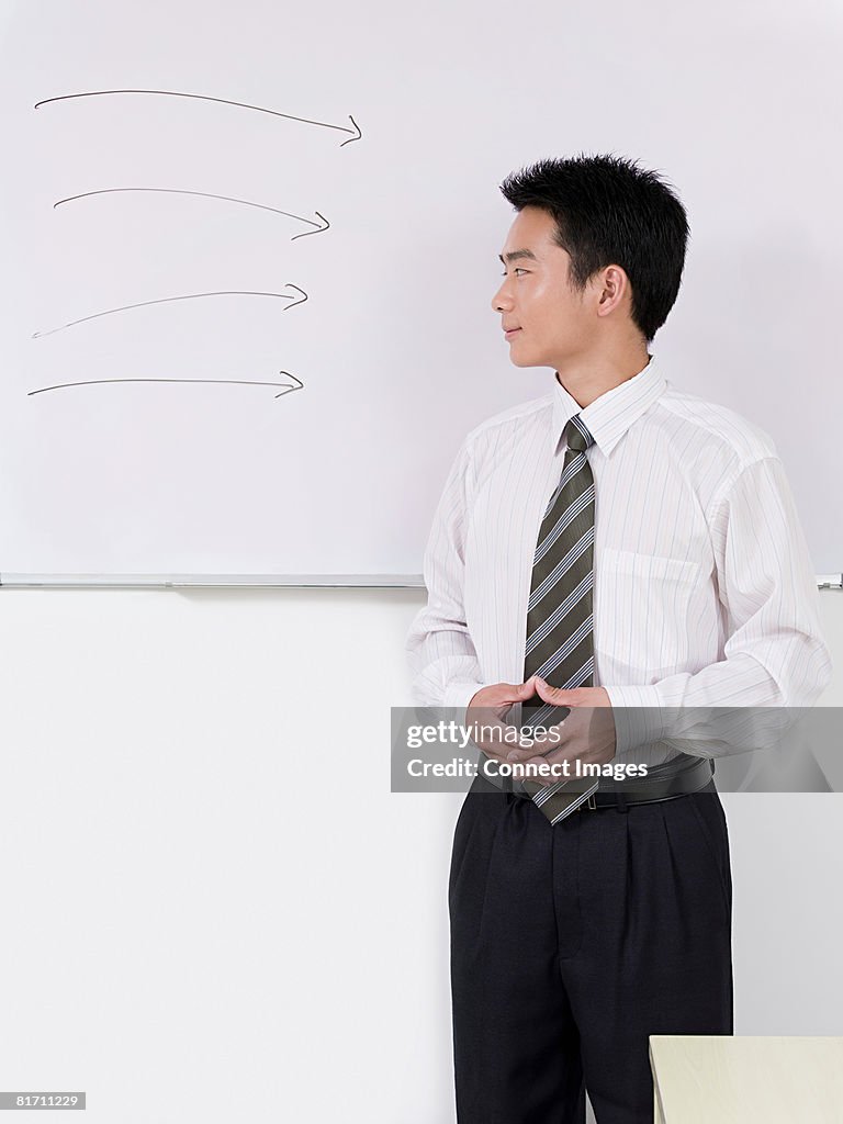 Man giving presentation