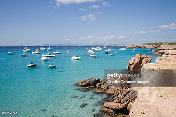 coast of formentera - formentera foto e immagini stock