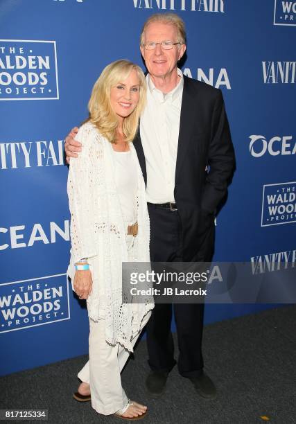 Ed Begley Jr. And Rachelle Carson attend Oceana and The Walden Woods Project present: Rock Under The Stars With Don Henley and Friends event on July...