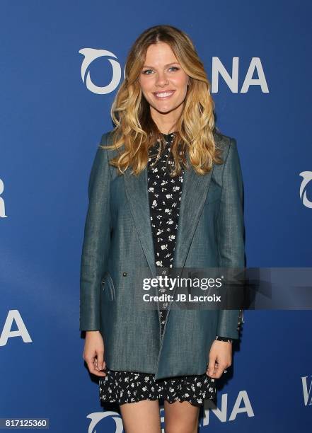 Brooklyn Decker attends Oceana and The Walden Woods Project present: Rock Under The Stars With Don Henley and Friends event on July 17, 2017 in Los...