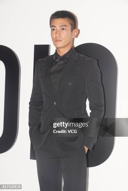 Actor Du Jiang attends Miss Dior perfume party on July 17, 2017 in Shanghai, China.