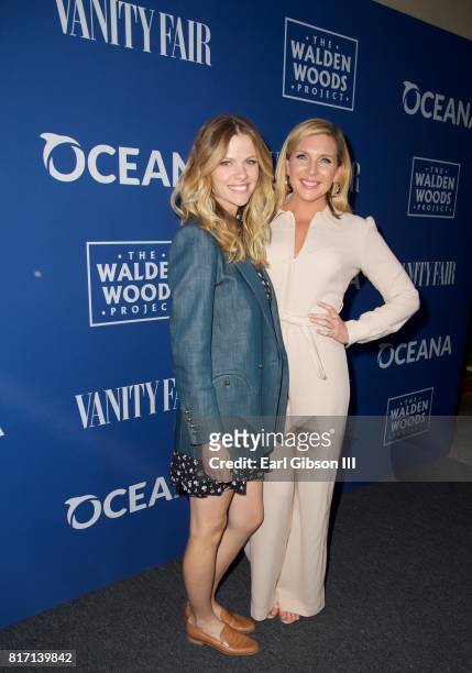 Brooklyn Decker and June Diane Raphael attend the Oceana And The Walden Woods Project Present: Rock Under The Stars With Don Henley And Friends at...
