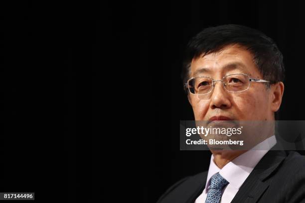 Wu Gang, chairman and founder of Xinjiang Goldwind Science & Technology Co., attends the Clean Energy Summit in Sydney, Australia, on Tuesday, July...