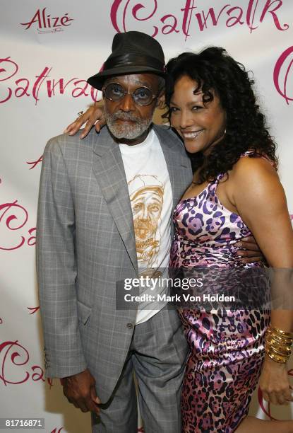 Director Melvin Van Peebles and Actress Lynn Whitfield attends the "Catwalk" by Deborah Gregory Book Release Party at Laboratory Institute of...