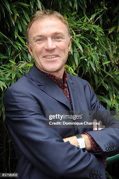 Christophe Hondelatte attends The French Open 2008 at Roland Garros on June 04, 2008 Paris, France