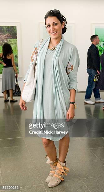 Serena Rees attends the Richard Prince 'Continuation' Private View at the Serpentine Gallery on June 25, 2008 in London, England.