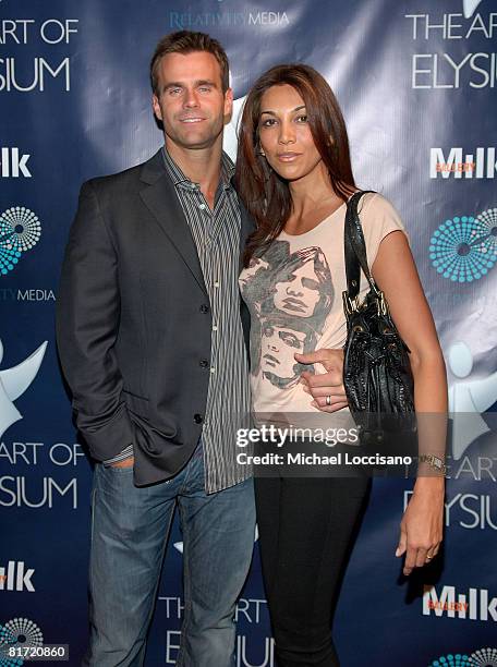 Personality Cameron Mathison and Vanessa Arevalo attend "Rebel Rebel" a Milk Gallery Project presented by The Art of Elysium on June 24, 2008 at the...