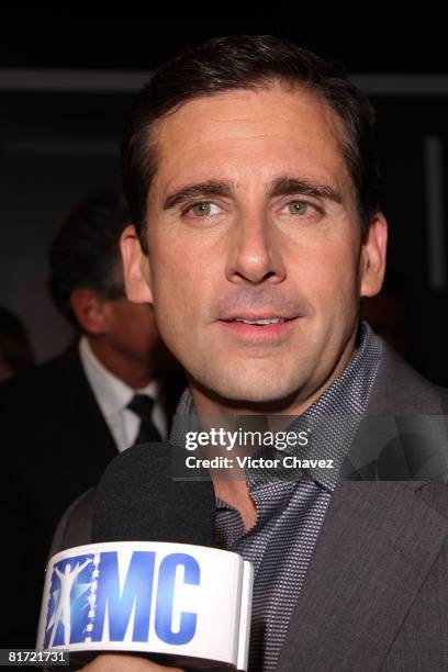 Actor Steve Carell attends the premiere of "Get Smart" at the Cinemark Polanco on June 25, 2008 in Mexico City.