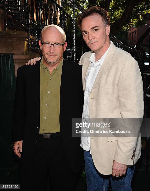 Diirector Alex Gibney and Eamonn Bowles, president of Magnolia Pictures attend the "Gonzo: The Life and Work of Dr. Hunter S. Thompson" New York...