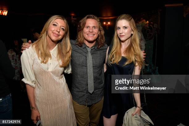 Heidi Gardener, Tony Cavalero, and Annie Cavalero attend The 24 Hour Musicals: Los Angeles at The Ace Hotel Theater on July 17, 2017 in Los Angeles,...