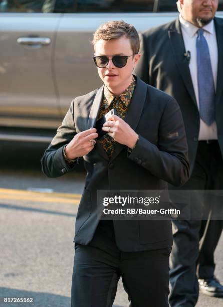 Dane DeHaan is seen on July 17, 2017 in Los Angeles, California.