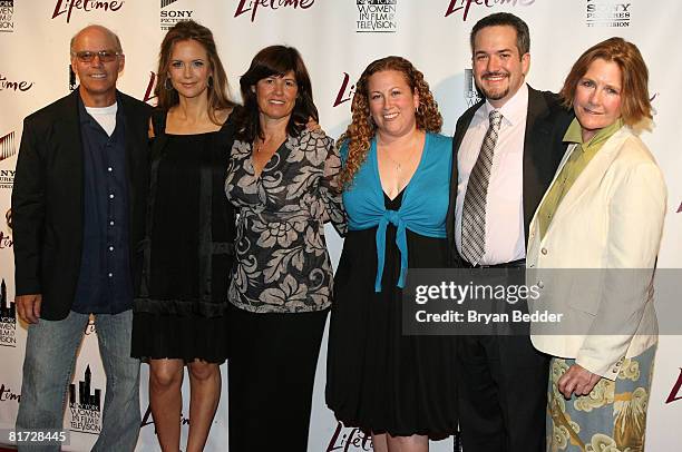 Director Peter Markle, actress Kelly Preston, Senior Vice President of Lifetime Original Movies Tanya Lopez, author Jodi Picoult, Vice President of...