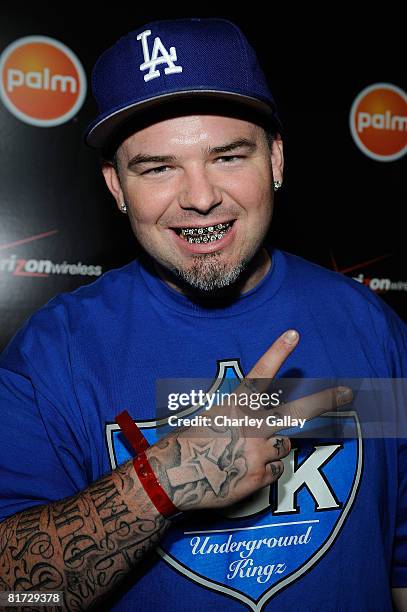 Musician Paul Wall attends the Verizon Palm Centro Launch Party at Elevate Lounge on June 26, 2008 in Los Angeles, California.