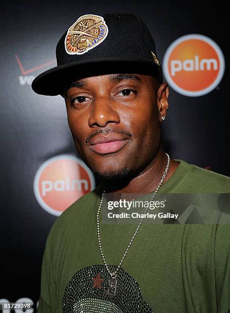 Actor Charles Whitfield attends the Verizon Palm Centro Launch Party at Elevate Lounge on June 26, 2008 in Los Angeles, California.