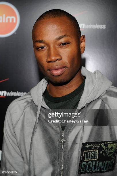 Actor Bobby Jones attends the Verizon Palm Centro Launch Party at Elevate Lounge on June 26, 2008 in Los Angeles, California.