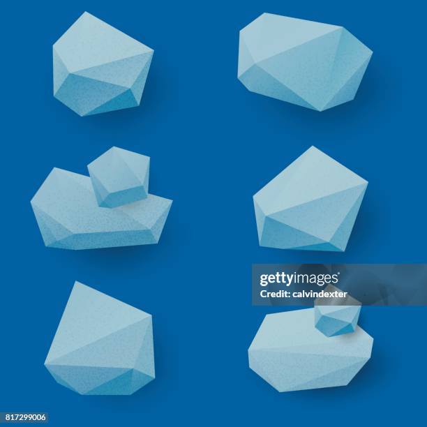 low poly wolken - low poly modelling stock-grafiken, -clipart, -cartoons und -symbole
