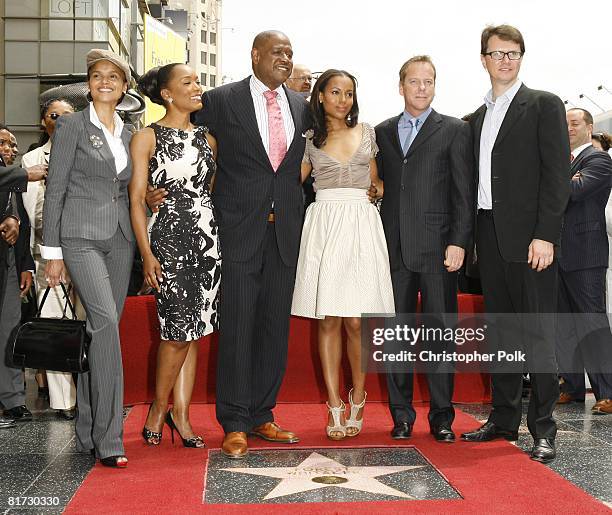 Victoria Rowell, Angela Bassett, Forest Whitaker, Kerry Washington, Kiefer Sutherland and Peter Rice, President of FOX Searchlight Pictures