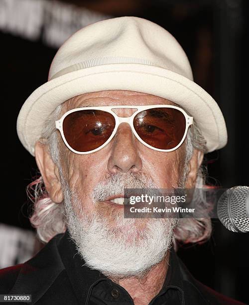 Producer/club owner Lou Adler arrives at the Sunset Strip Music Festival's opening night ceremony at the House of Blues on June 26, 2008 in West...