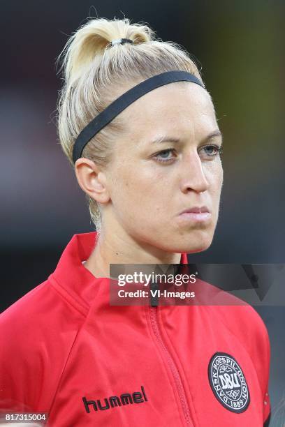 Janni Arnth of Denmark women during the UEFA WEURO 2017 Group A group stage match between Denmark and Belgium at the Vijverberg stadium on July 16,...