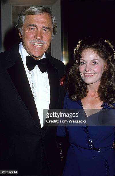 Howard Keel and wife Judy at The Sheraton Hotel Reception for Bob Hope golf tournament