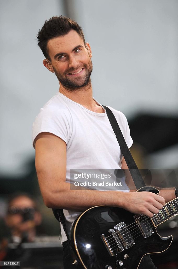 Maroon 5 Perform On ABC's "Good Morning America"