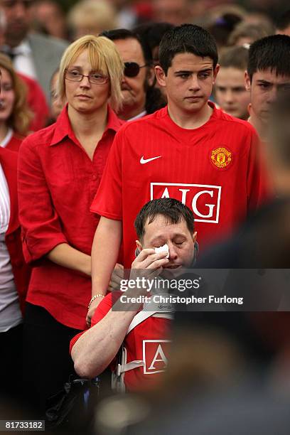 Amanda Peak and her husband Philip follow the coffin of their sons Arron, 10 and Ben, into their funeral service at Our Lady of Lourdes Church on...