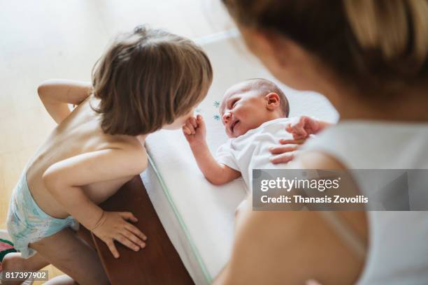 Mother with her newborn baby