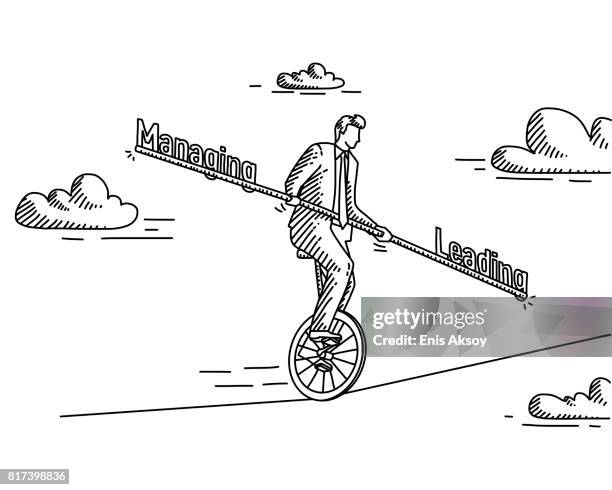 Manging Drawing 64 Tightrope Drawing Stock Photos, High-Res Pictures, and Images ...