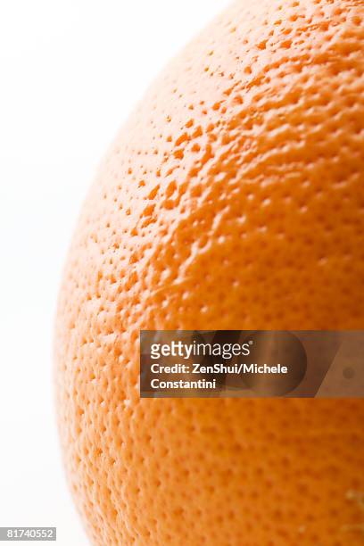 orange, extreme close-up - orange peel texture stock pictures, royalty-free photos & images