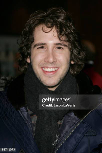 Musician Josh Groban seen around town at the 2008 Sundance Film Festival on January 21, 2008 in Park City, Utah.