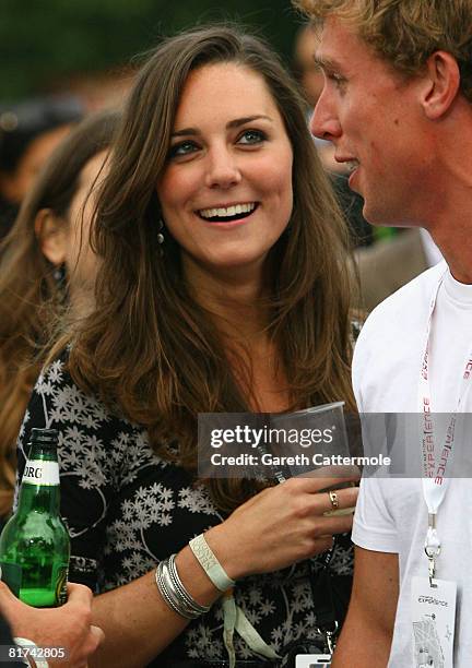 Kate Middleton attends the 46664 Concert In Celebration Of Nelson Mandela's Life held at Hyde Park on June 27, 2008 in London, England.