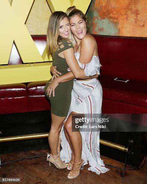 Camila Nakagawa and Tori Deal attend The Challenge XXX: Ultimate Fan Experience Q & A and Reception at The Roxy Hotel on July 17, 2017 in New York...