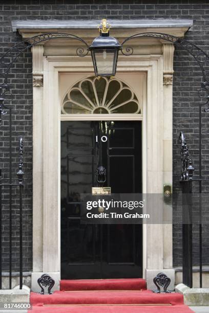 Number 10 Downing Street, official home of the British Prime Minister, London, United Kingdom