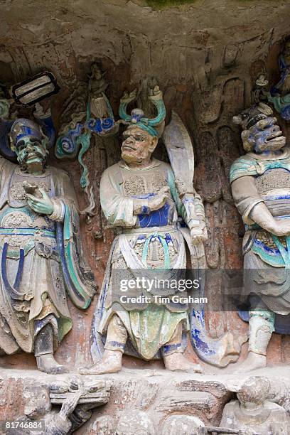 Dazu rock carvings at Mount Baoding, Chongqing, China