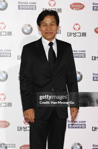 Actor Ahn Sung-Ki attends the 45th Daejong Film Awards at the Coex Convention Hall on June 27, 2008 in Seoul, South Korea.