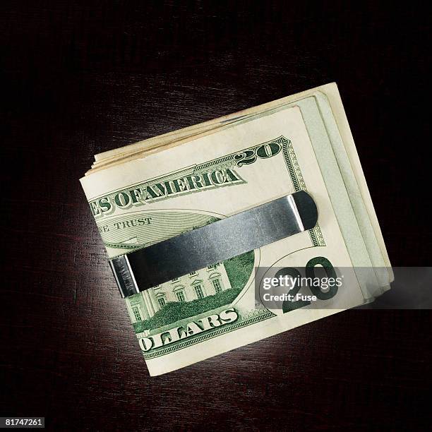 money clip - mola de prender dinheiro imagens e fotografias de stock