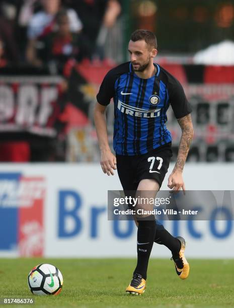 Marcelo Brozovic of FC Internazionale in action during the Pre-Season Friendly match between FC Internazionale and Nurnberg on July 15, 2017 in...