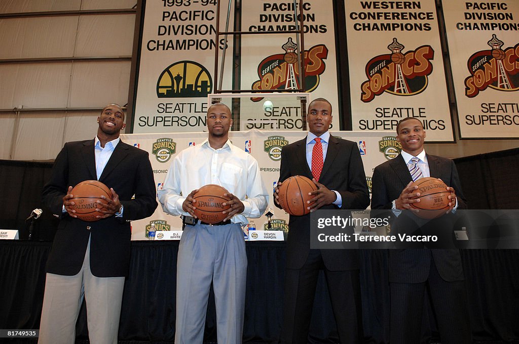 Seattle SuperSonics Post Draft Press Conference