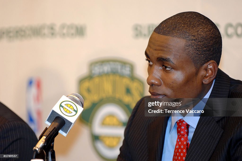 Seattle SuperSonics Post Draft Press Conference