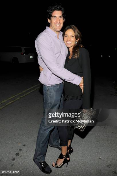 Daniel Reisbord and Ana Berman attend Party for BRIAN ANTONI, ROBERT CHAMBERS and PATRICK MCMULLAN at Cafeina on December 2, 2010.