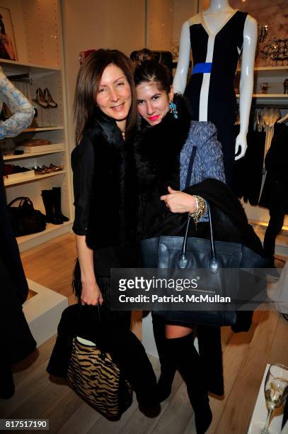 Laura Pellegrini and Isa Tapia attend Ann Taylor Flatiron Store Opening at Ann Taylor NYC on December 2, 2010 in New York City.