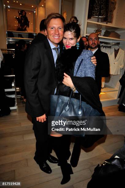 Andrew Taylor and Isa Tapia attend Ann Taylor Flatiron Store Opening at Ann Taylor NYC on December 2, 2010 in New York City.