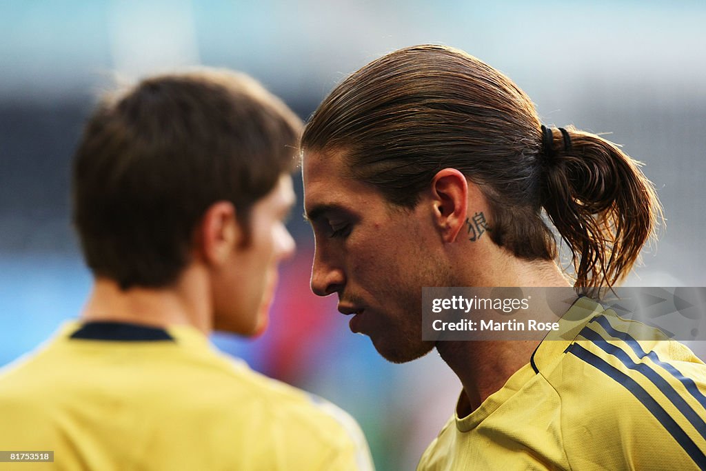 Euro 2008 - Spain Training