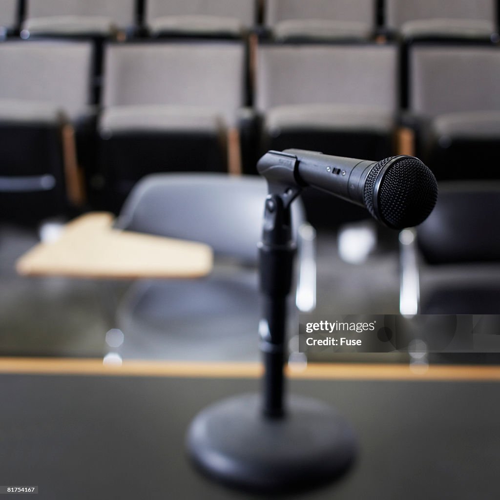 Microphone in Lecture Hall